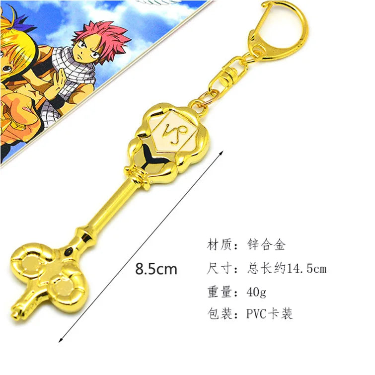 Anime Keychain - Lucy Zodiac Star Spirit Magician Cosplay Accessory 10 / CHINA