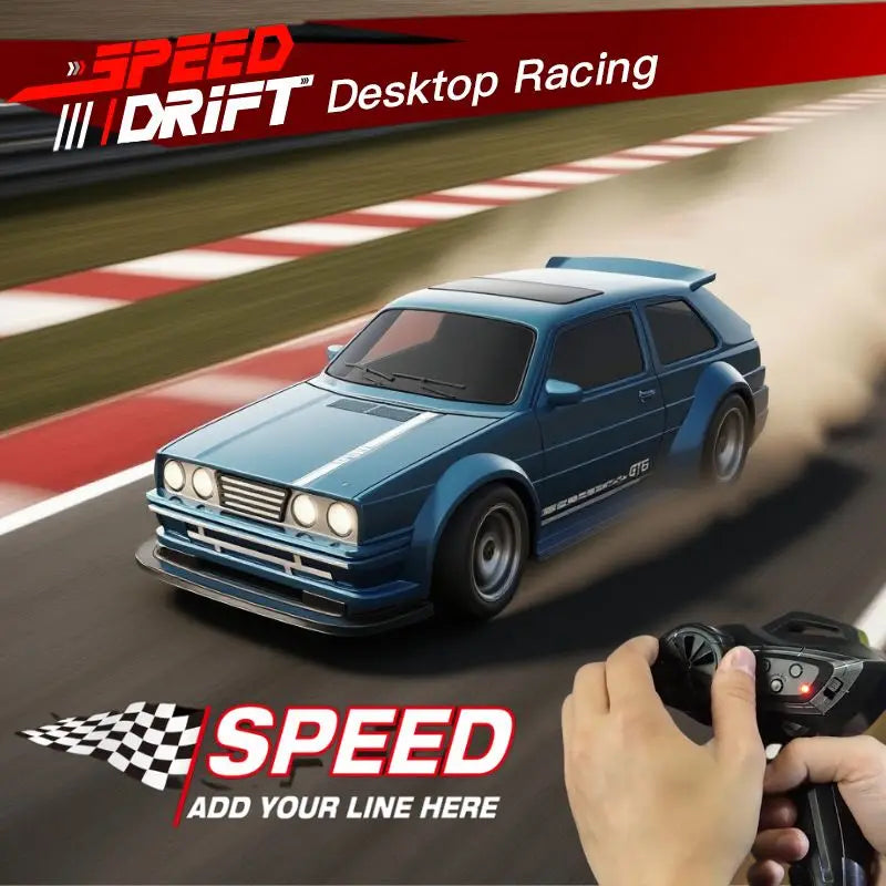 High Speed Drift RC Car, One Forty Third Scale, Two Point Four G, Four Wheel Drive Remote Control Mini Racing Model