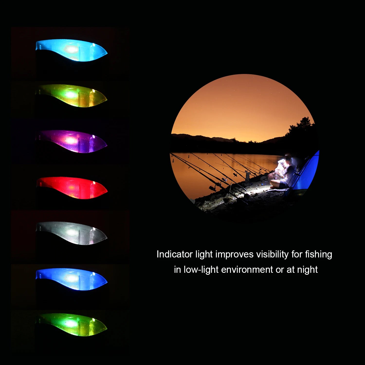 LIXADA Swinger Set &ndash; LED Bite Indicator For Night Fishing