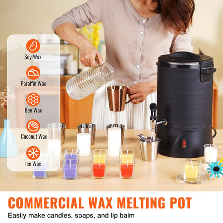SucceBuy Wax Melter 6.5L/10L &ndash; 9-Level Temperature Control