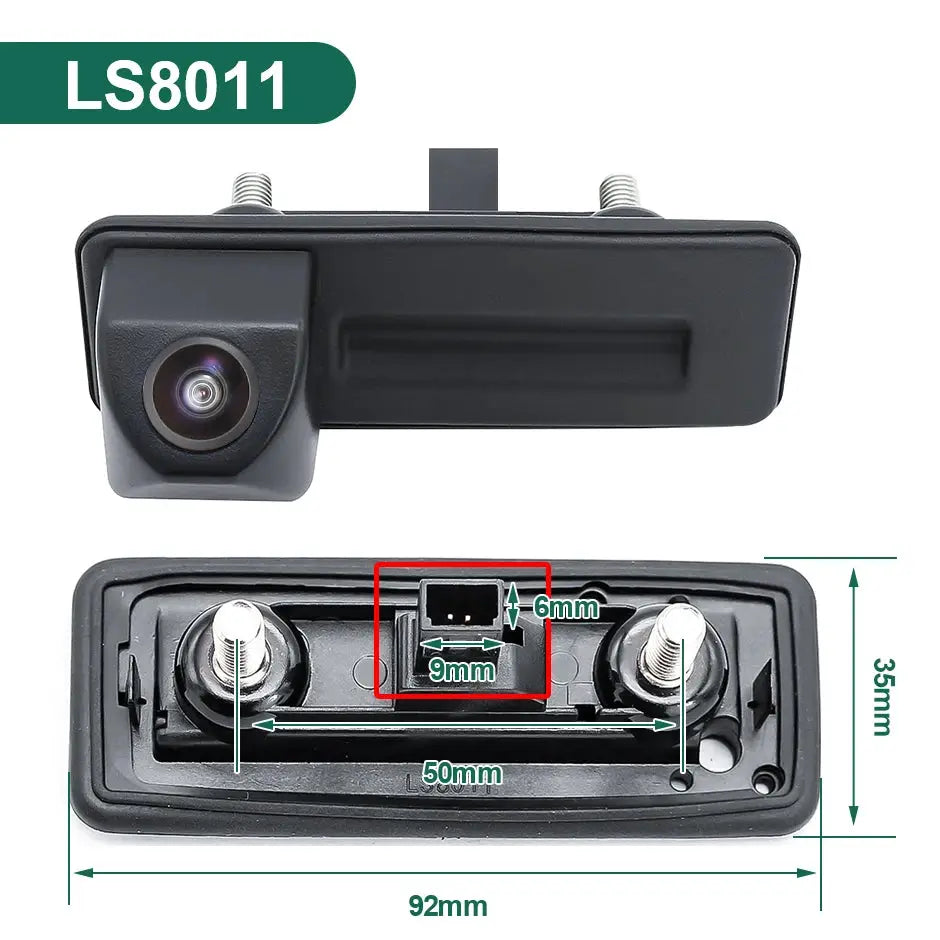 AHD 1080P Trajectory Vehicle Trunk Handle Car Reverse Backup Camera For VW Skoda Octavia 2 3 A5 Fabio Yeti Superb Audi A1 A3 by InterCyprus Trading Ltd