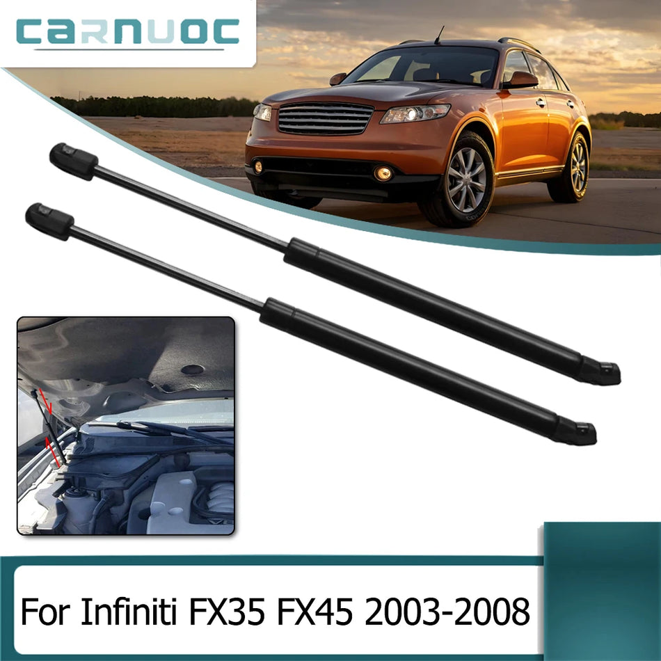 Infiniti FX35/FX45 Hood Gas Springs, Bonnet Struts Lift Supports