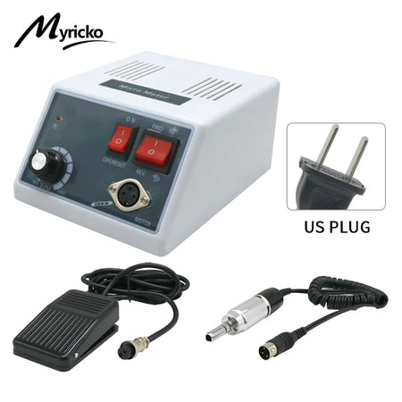 35000RPM Professional Nail Polisher Micromotor &ndash; Low Noise 18 Drill US SET