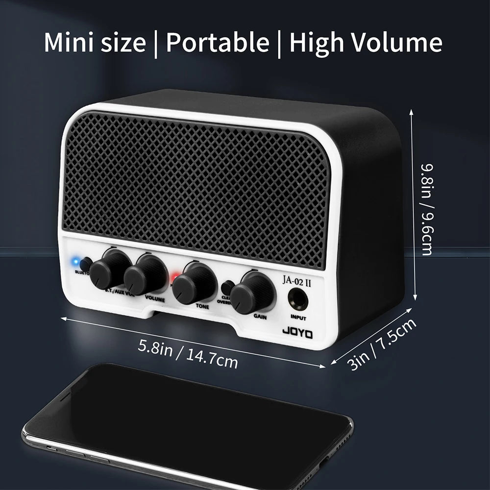 JOYO JA-02 II Mini Bluetooth Acoustic Guitar Amplifier 5W