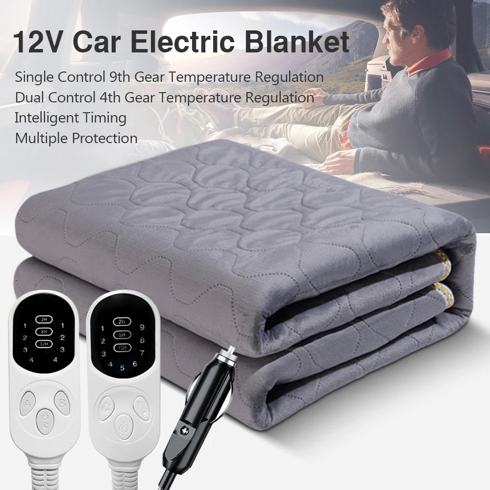 12V Electric Blanket Plush Thicker Heater &ndash; Ultra Warmth