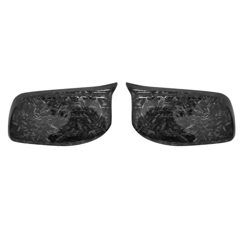 1 Pair Gloss Black Car Rear View Door Wing Mirror Side Mirror Cover Caps for BMW E60 E61 E63 E64 5 Series Model 2004-2008 by InterCyprus Trading Ltd