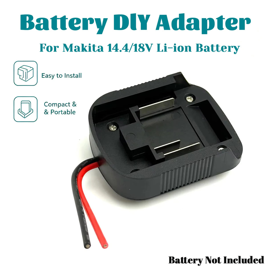 Cabo Adaptador de Bateria 18V DIY para Furadeiras Makita BL1830 BL1840 BL1850