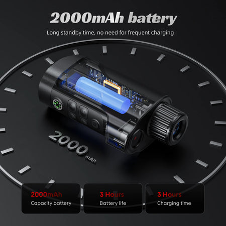 Night Vision Monocular 10x Zoom &ndash; Full Dark Viewing 5W IR