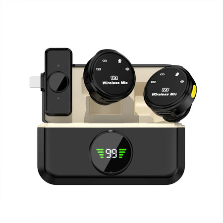 Wireless Lavalier Mic With Digital Display &ndash; Noise Reduction Lighting-k8