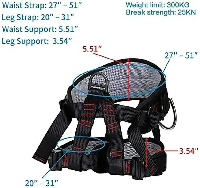 Half-Length Safety Belt Harness &ndash; High Strength Polyester