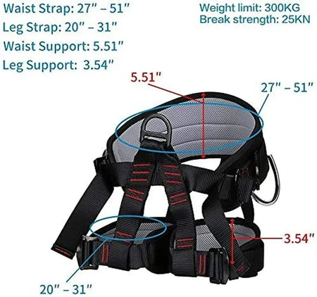 Half-Length Safety Belt Harness &ndash; High Strength Polyester