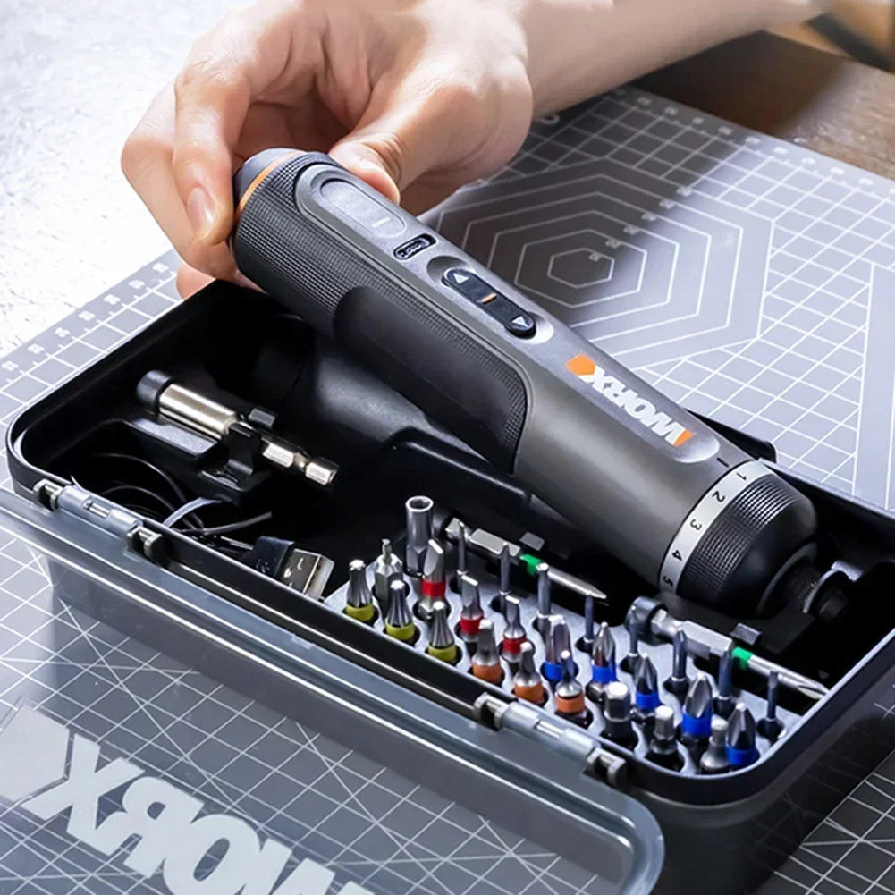 Worx WX242 Electrical Screwdriver Set &ndash; Smart Cordless USB Rechargeable
