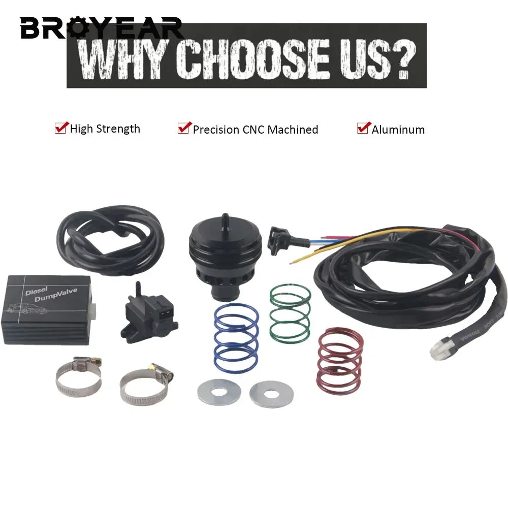 Aluminum Turbo Diesel Blow Off Valve Kit For BMW by InterCyprus Trading Ltd