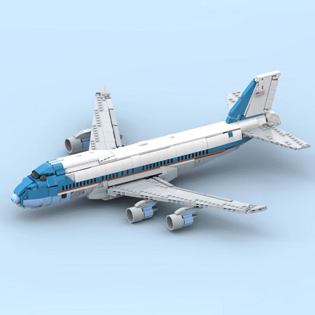 MOC Boeing 747 Passenger Aircraft Building Blocks Set 1282PCS / PDF Guide by Email
