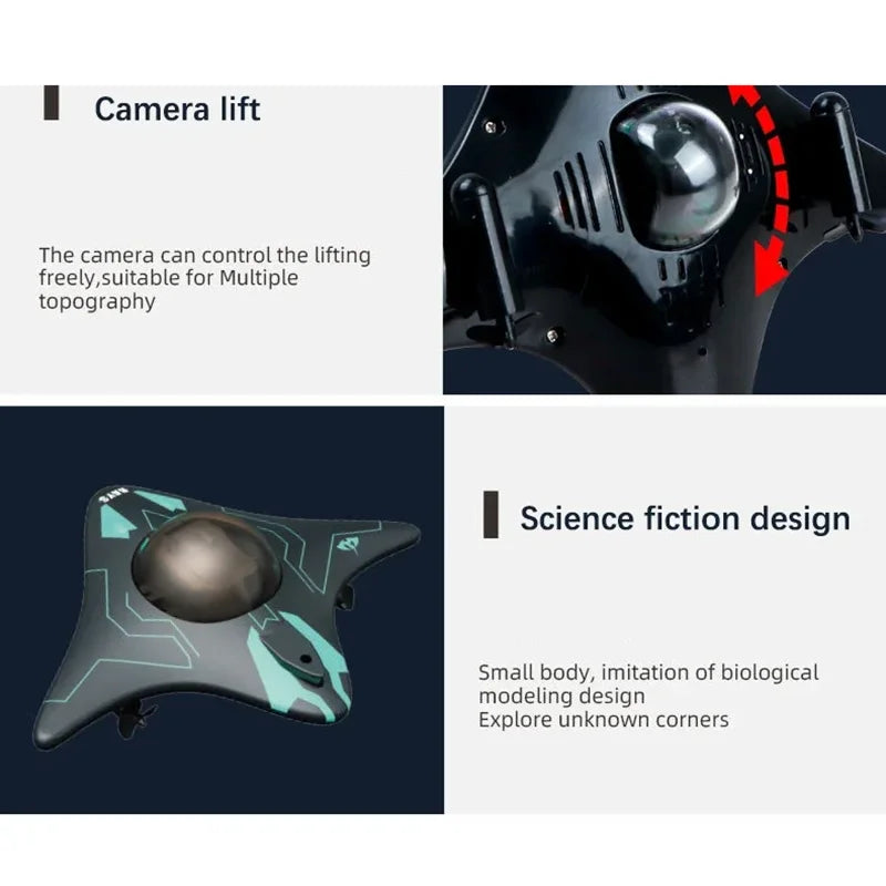 6CH ZHENDUO RC Submarine with Real-time Underwater Camera and Wifi FPV