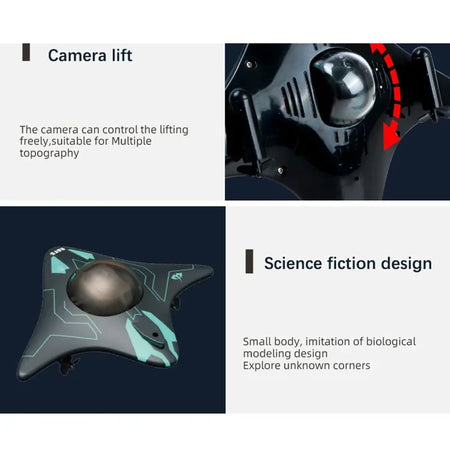 6CH ZHENDUO RC Submarine with Real-time Underwater Camera and Wifi FPV