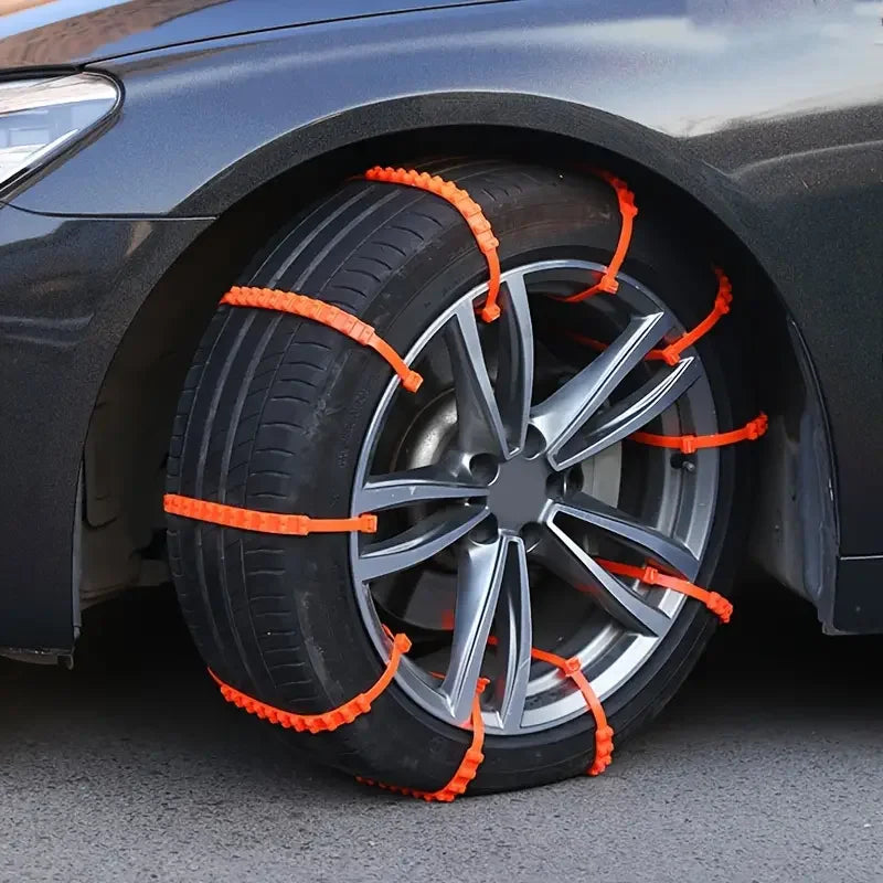 Disposable Anti-Skid Straps for Tires - Winter Traction