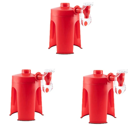 Fashion Drink Dispenser Coke Bottle &ndash; Reusable Eco Friendly Upgrade 3Pcs
