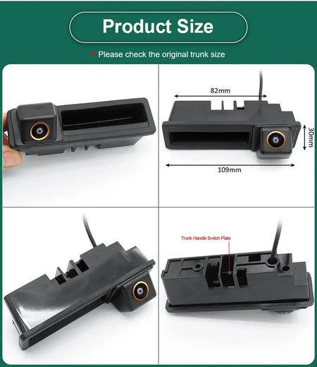 AHD Rear View Camera With Night Vision For Audi A4 A6 A3 Q5 by InterCyprus Trading Ltd