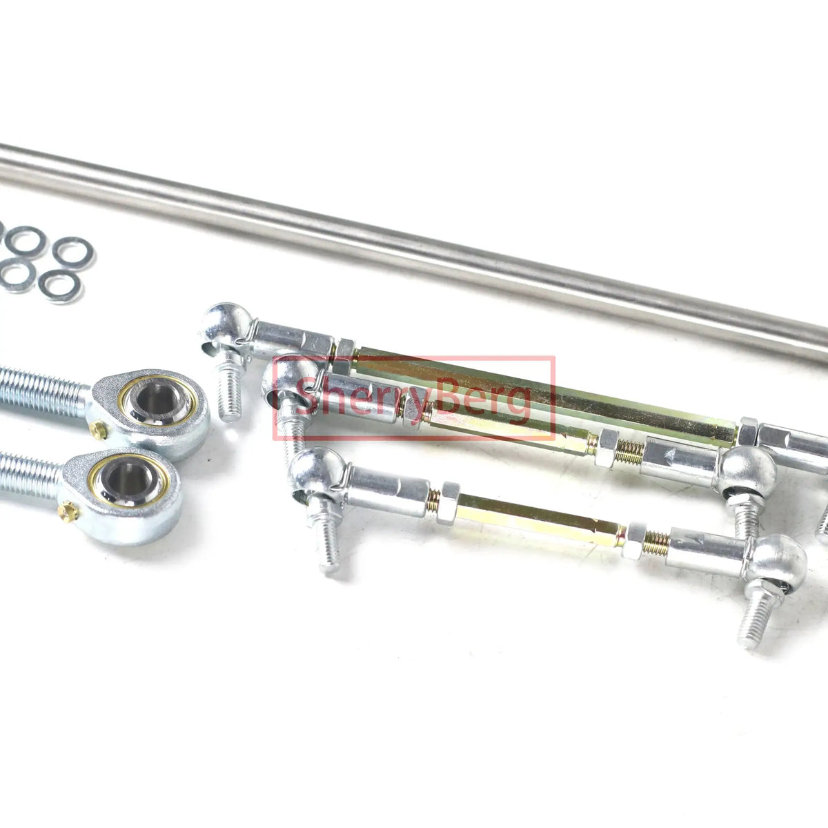 SherryBerg Linkage Kit for Cross Bar Universal Linkage 99006.105 for 40mm 42mm 45mm DCOE Carburetor Throttle bodies Dcoe Models by InterCyprus Trading Ltd