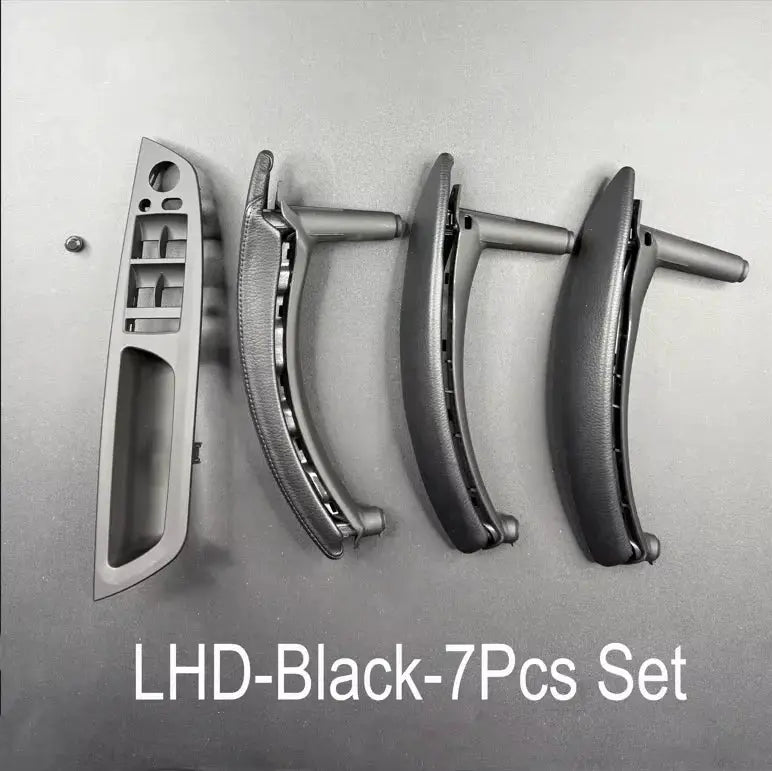 E70 E71 LHD RHD Upgraded Interior Door Handle with Leather Cover Assembly Full Set For BMW X5 X6 E70 E71 E72 2007-2014 by InterCyprus Trading Ltd