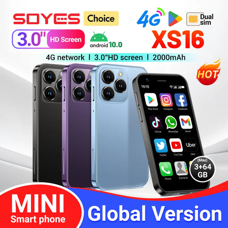 SOYES XS16 Mini 4G Smartphone &ndash; Ultra Slim 3-Inch Display