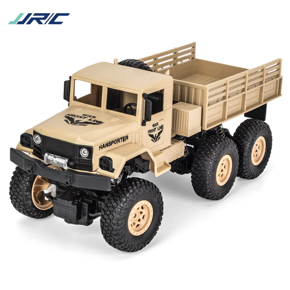 JJRC RC Car &ndash; Remote Control Military Off-Road Vehicle Q69 Yellow