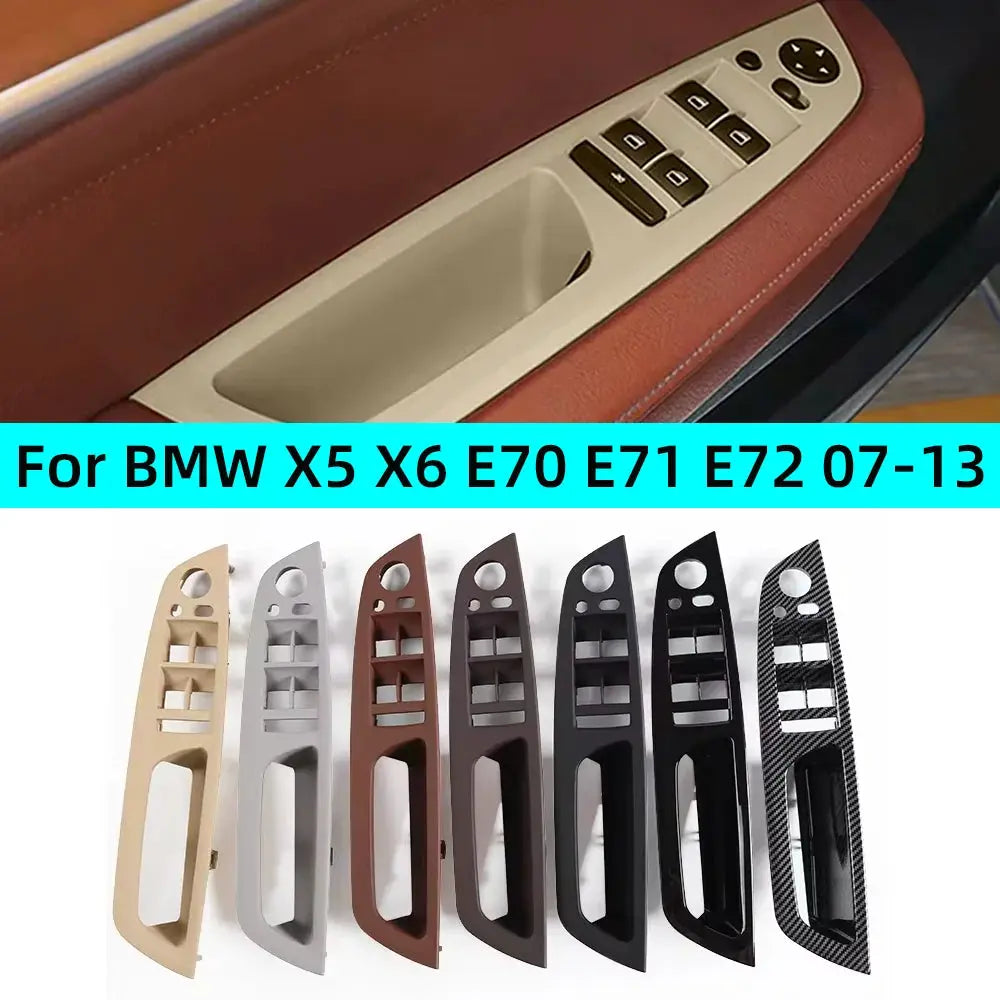 E70 E71 LHD RHD Car Interior Door Pull Handle Inner Armrest Panel Trim Cover Replacement For BMW X5 X6 E70 E71 E72 2007-2013 by InterCyprus Trading Ltd