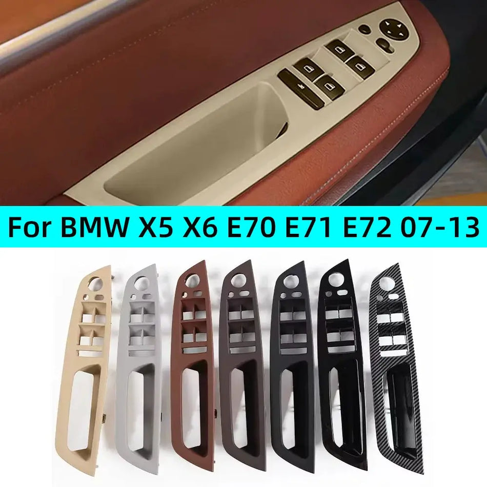 E70 E71 LHD RHD Car Interior Door Pull Handle Inner Armrest Panel Trim Cover Replacement For BMW X5 X6 E70 E71 E72 2007-2013 by InterCyprus Trading Ltd