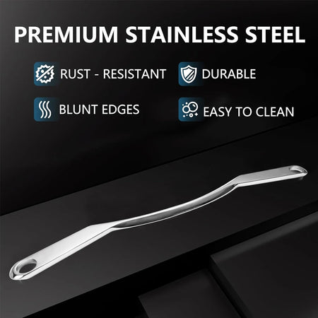 Gua Sha Stainless Steel Tool &ndash; M-Shaped Design for Versatile Massage