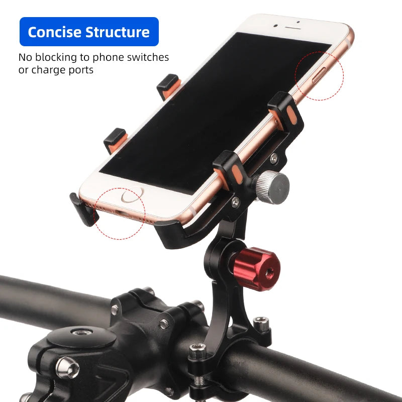 Deemount Aluminum Alloy Phone Stand &ndash; Lightweight and Durable Bicycle Holder