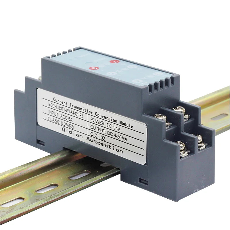BST-I AC Current Transmitter &ndash; DIN Rail 4-20mA to 0-10V