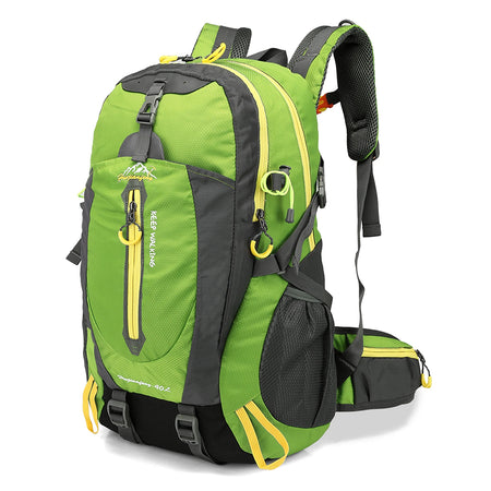40L Water Resistant Travel Backpack &ndash; Lightweight Daily Use Green