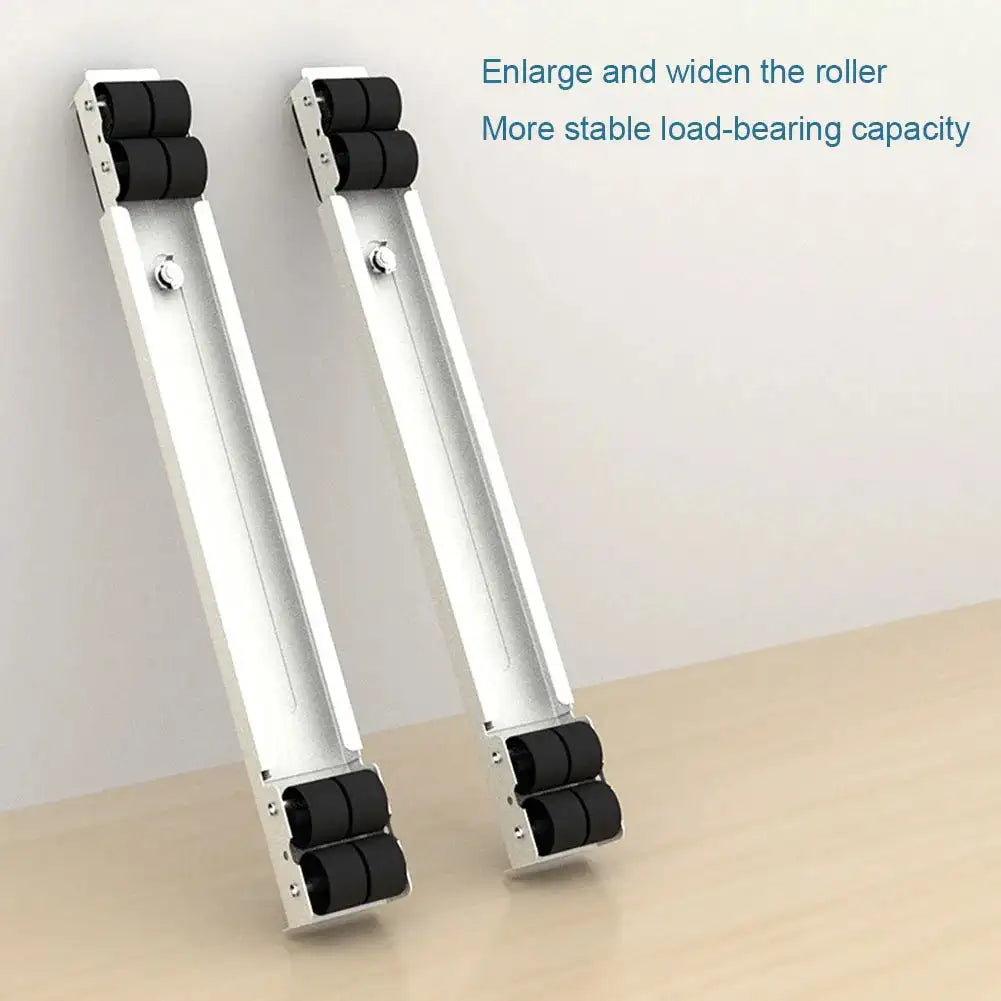 Adjustable Fridge Mobile Roller Brackets Base Anti Slip
