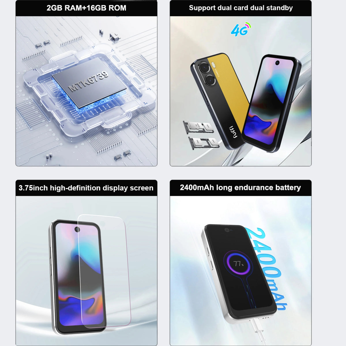 FUFFI-X7 Pro Mini Smartphone &ndash; Ultra Compact Android Phone