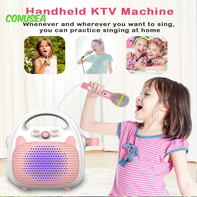 Bluetooth Kids Music Player &ndash; Fun Karaoke Experience with LED Lights