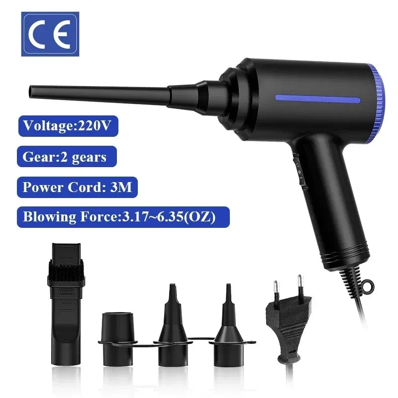 TD081 - High Power 500W Air Duster With 5 Nozzles For PC TD08