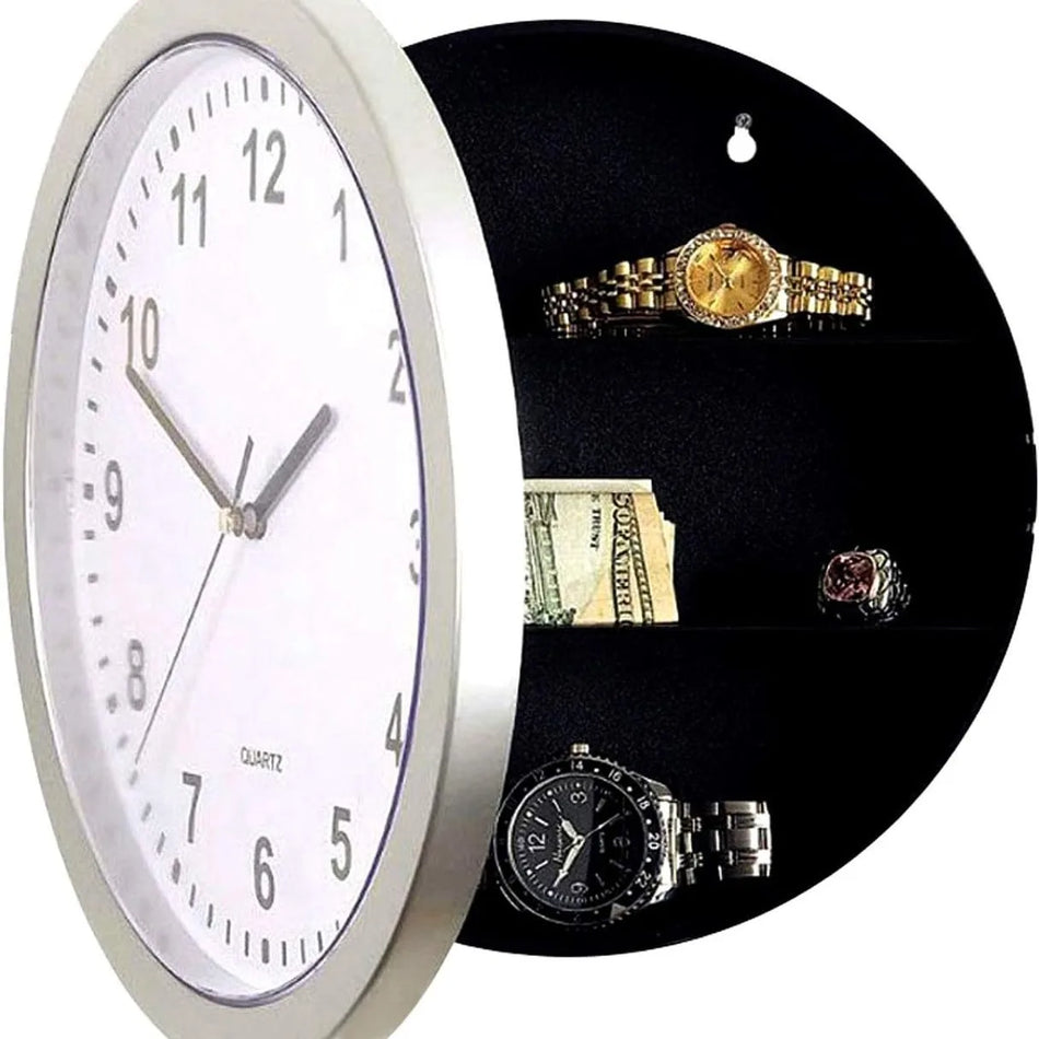 Sight Secret Wall Clock With Hidden Compartment &ndash; Safe Box