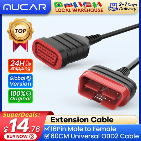 Thinkcar ThinkDiag Extension Cable &ndash; 60cm OBD2 Cable Extension Cable / Mexico