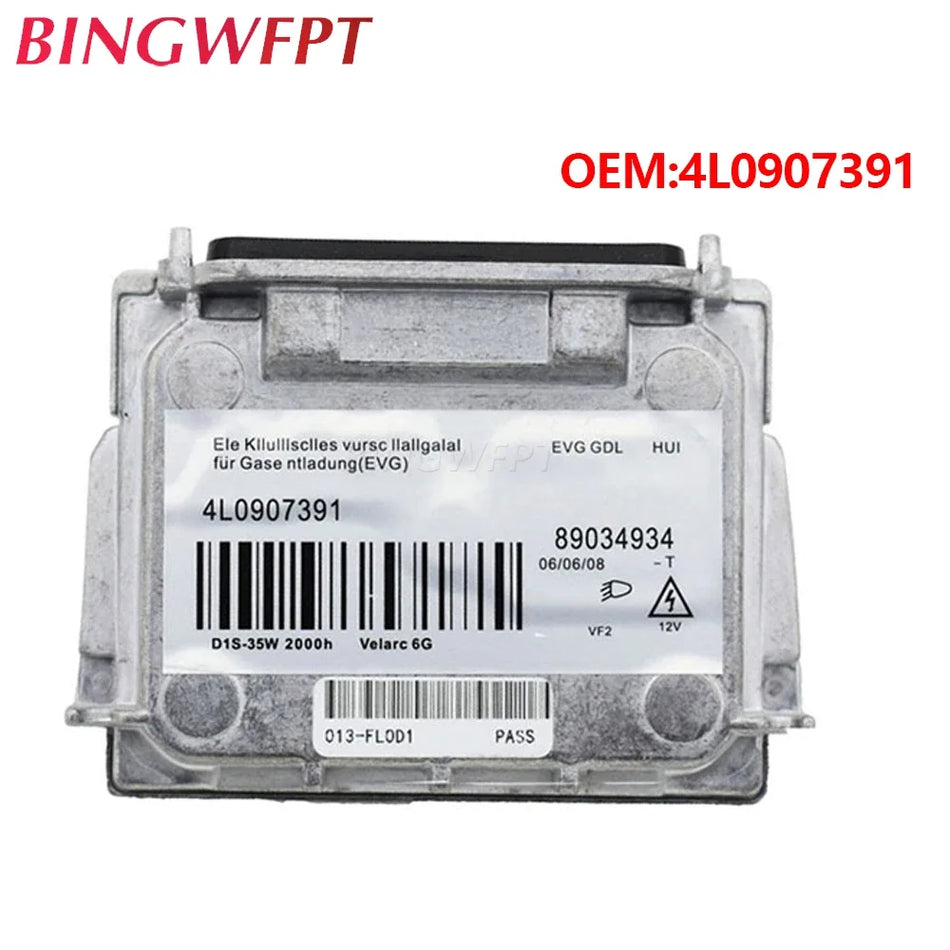 Unidad de control del balasto de faros HID de Xenón 4L0907391 para BMW
