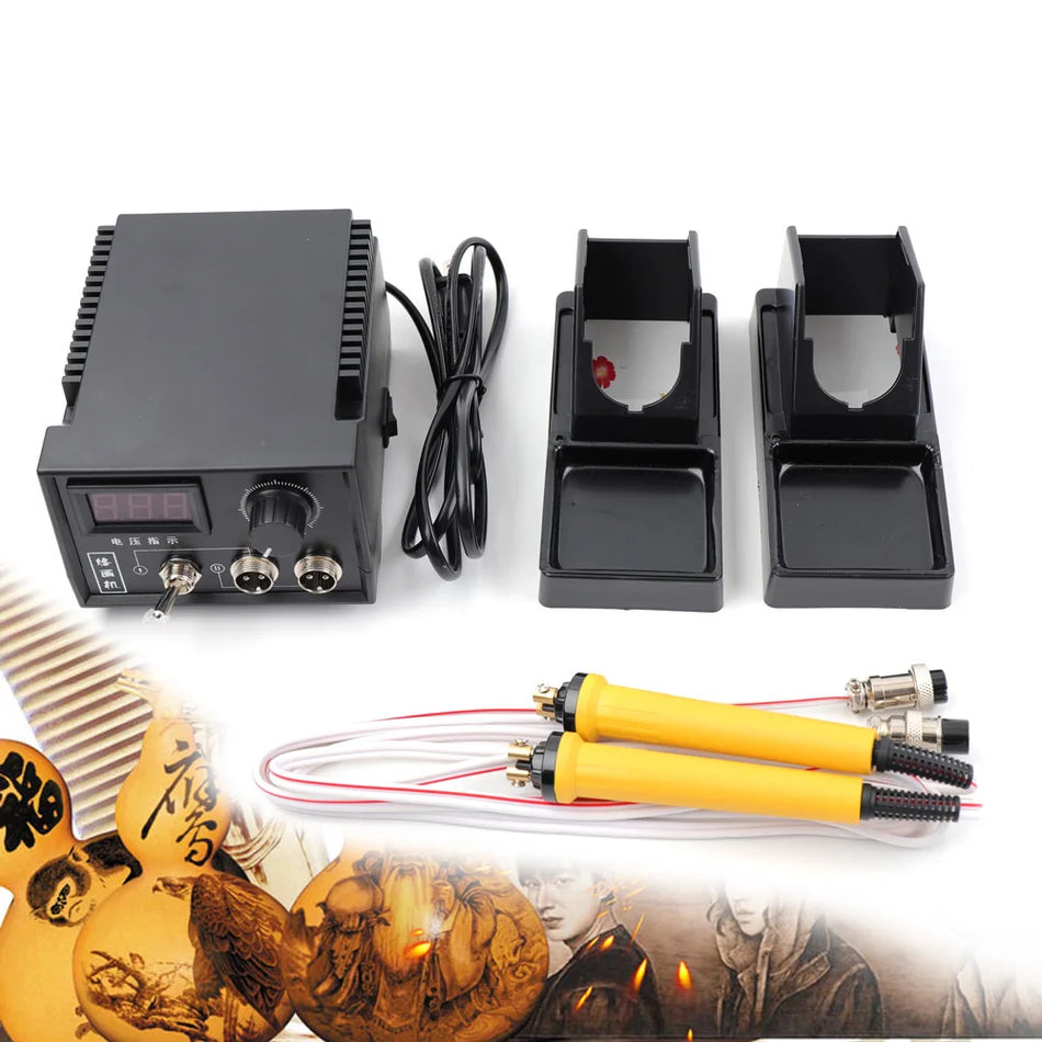 60W Pyrography Wood Burning Kit – Digital Temp Control