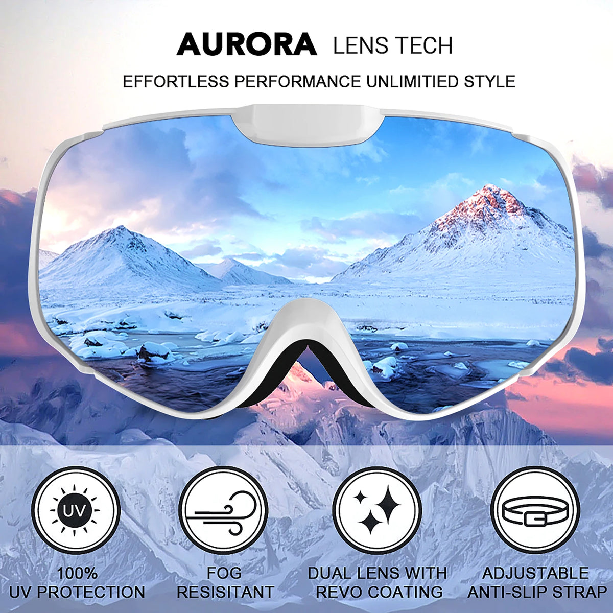 maxjuli ski goggles Ski Goggles,OTG Anti-Fog Snowboard Skate Snowmoblie Double Layer Spherical Lens Snow Goggles Men Women M4 – InterCyprus Trading Ltd