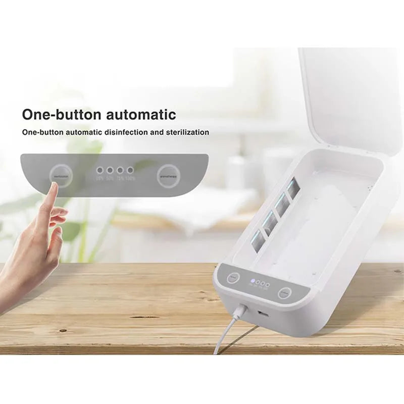 Mobile Phone Disinfector Ultraviolet Box &ndash; Wireless Charging