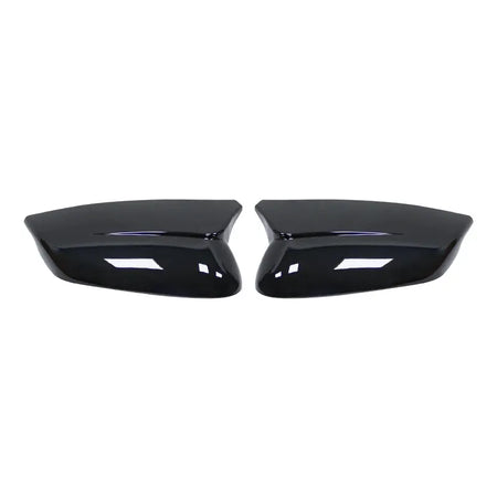 For KIA EV6 2022 2023 Trim Cover Side Mirror Molding 1 Pair ABS Black Cap Carbon Fiber Style Durable Easy To Install by InterCyprus Trading Ltd