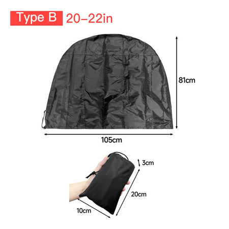 Folding Bike Travel Bag Fits 14-26 Inch Bikes &ndash; Rainproof Type B  20-22inch