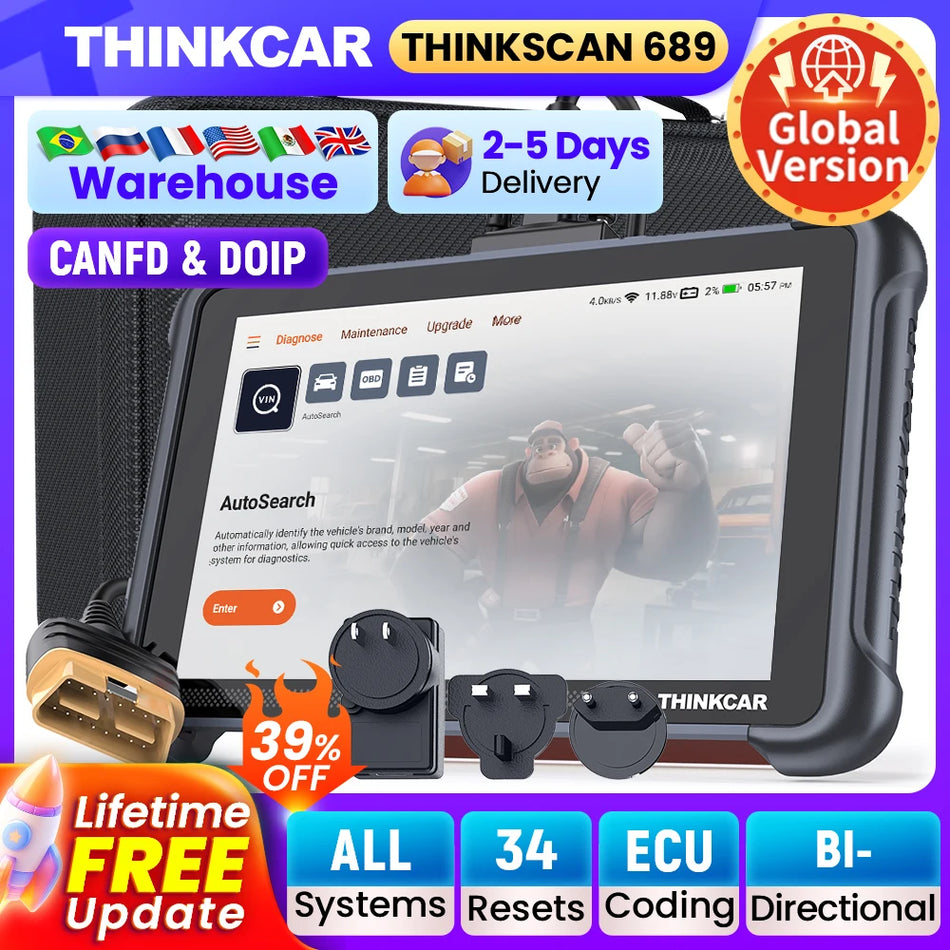 THINKCAR THINKSCAN 689 &ndash; Bi-Directional ECU Coding