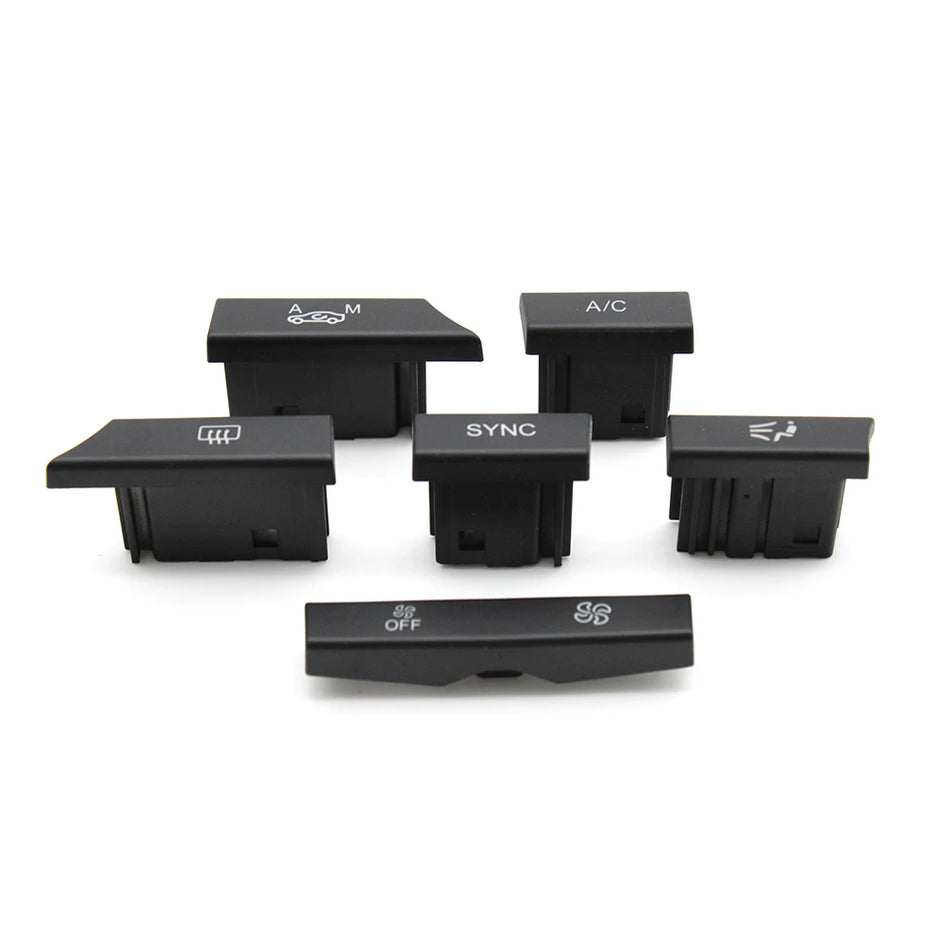 Innen-AC-Luftauslass-Tasten-Schalter-Reparaturset für BMW X3 X4 F25 F26 2013-2018 PC ABS gummiert