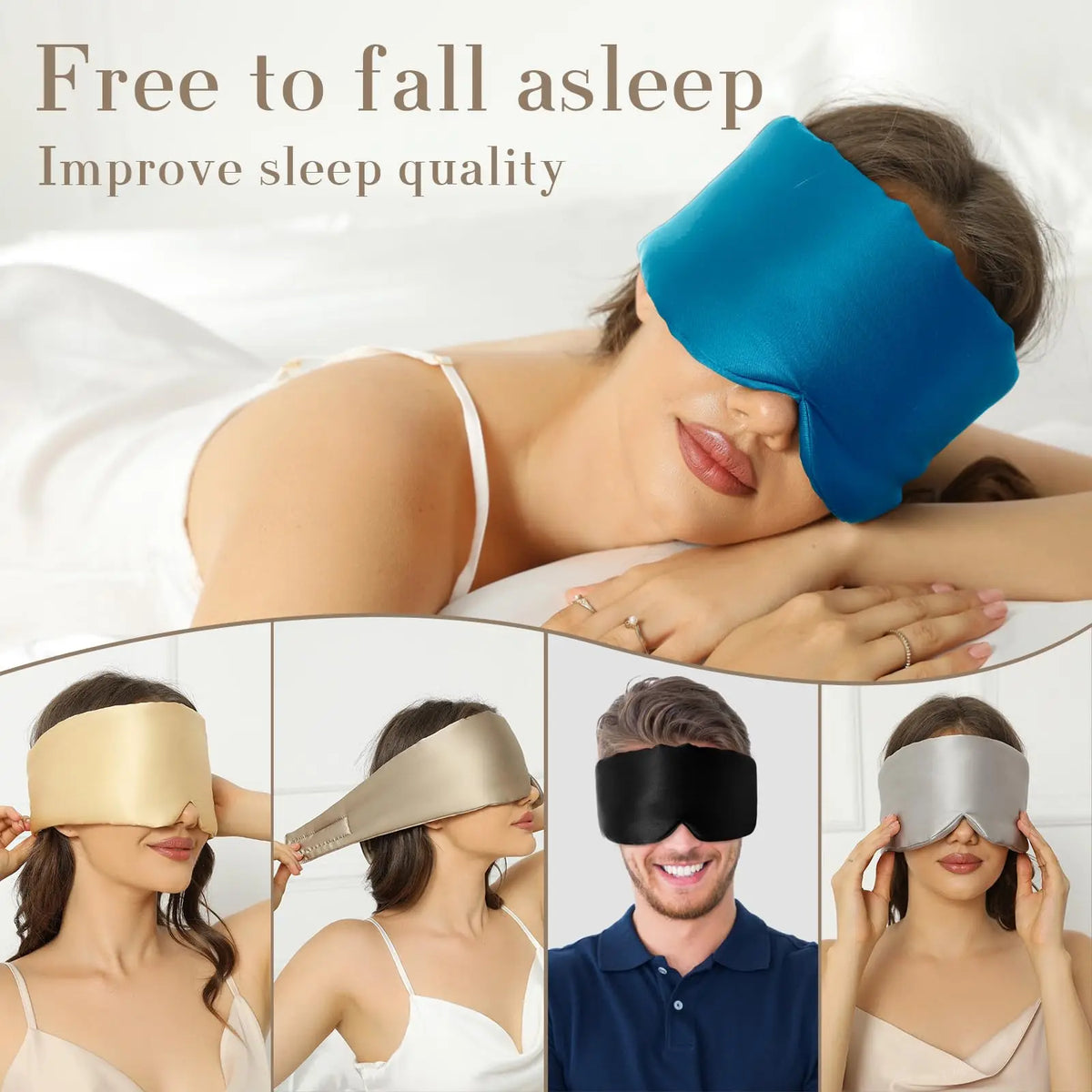 Mulberry Silk Sleep Mask &ndash; Light Blocking For Travel