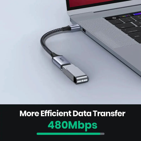 TOPK USB C to USB A Dapter OTG Cable Type C Male to USB 3.0 2.0 Female Cable for MacBook Pro Samsung Type C Adapter by InterCyprus Trading Ltd