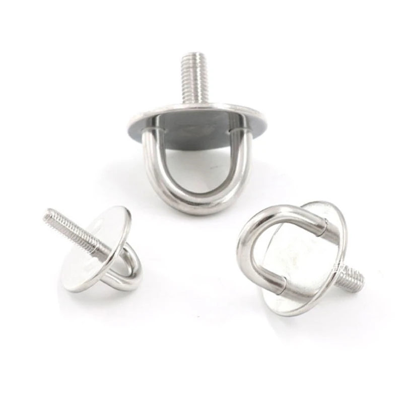 Heavy-Duty 304 Stainless Steel U-Shaped Pad Eye Plate for Marine and Outdoor Use